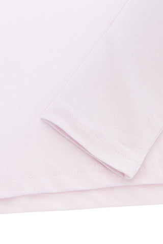 Maglia Rosa Cipria a maniche lunghe con stampa grafica Pitt Kids PT-KT-8015