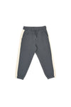 Pantaloni grigio antracite con bande laterali e stampa beige Pitt Kids PT-KP-8020