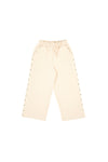 Pantaloni beige ampi con borchiette laterali Pitt Kids PT-KP-8022