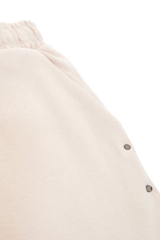 Pantaloni beige ampi con borchiette laterali Pitt Kids PT-KP-8022