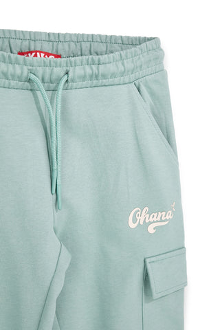 Grüne Hose mit Cargotaschen Pitt Kinder PT-G-F-9005