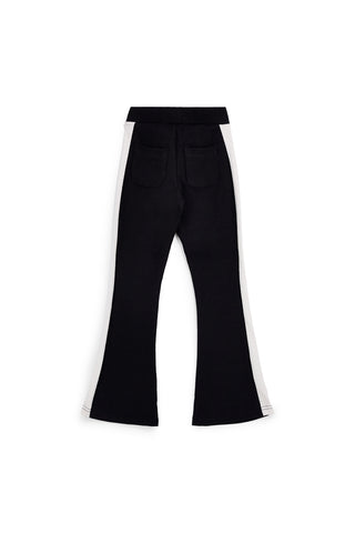 Schwarze Hose mit Seitenband Pitt Kinder PT-G-F-9038