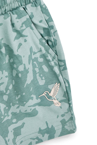 Completo verde con t-shirt e shorts Pitt kids PT-G-SE-9002