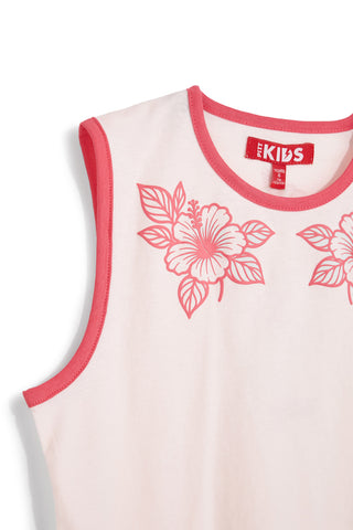 Completo bianco e verde con canotta e shorts Pitt kids PT-G-SE-9003