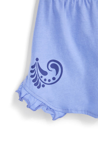 Completo blu con t-shirt e shorts Pitt kids PT-G-SE-9012