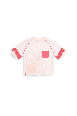 Rosa T-shirt mit Tasche Pitt Kinder PT-G-T-9001