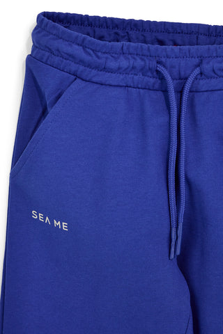 Blaue Baumwollhose mit Kordelzug Pitt kids Pt-b-p-9030