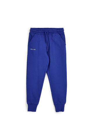 Blaue Baumwollhose mit Kordelzug Pitt kids Pt-b-p-9030