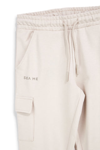 Beige Hose mit Cargotaschen Pitt Kinder PT-B-P-9031