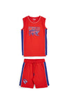 Completo rosso con canotta e shorts Pitt kids PT-B-SE-9022