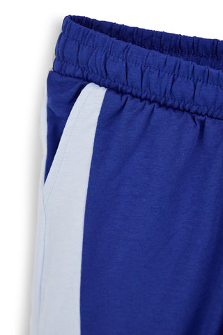 Completo canotta + pantaloni blu e azzurro Pitt kids Pt-b-se-9034