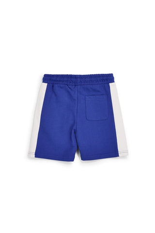 Blaue Shorts mit weißen Einsätzen Pitt Kinder PT-B-SH-9020