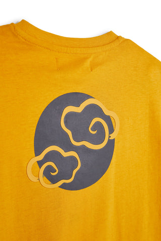 Gelbes T-shirt mit Tasche Pitt Kinder Pt-b-t-9025