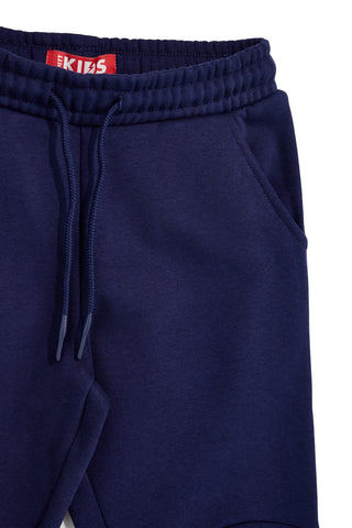 Pantaloni blu con interno felpato Pitt kids PTBP2611
