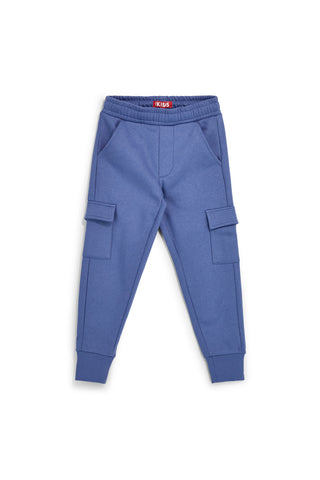 Blaue Cargohose mit Fleecefutter von Pitt Kids, Art.-Nr. PTBP2613