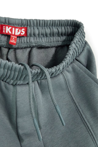 Grau-grüne Hose mit Fleecefutter von Pitt Kids, Art.-Nr. PTBP2616
