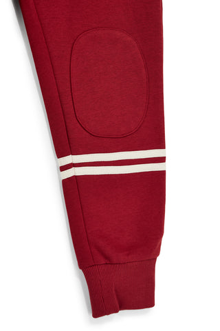 Pantaloni rossi con coulisse e tasche in cotone felpato Pitt kids PTBP2621