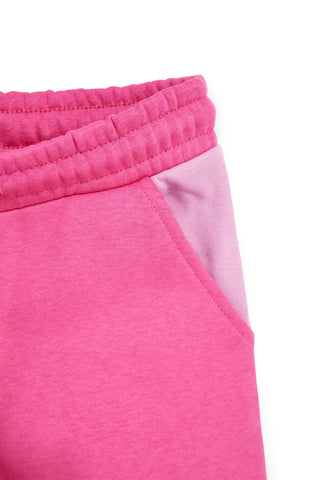 Zweifarbige rosa Hose mit Fleecefutter von Pitt Kids PTGP2636