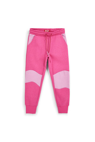 Zweifarbige rosa Hose mit Fleecefutter von Pitt Kids PTGP2636