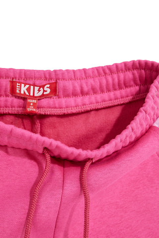 Zweifarbige rosa Hose mit Fleecefutter von Pitt Kids PTGP2636