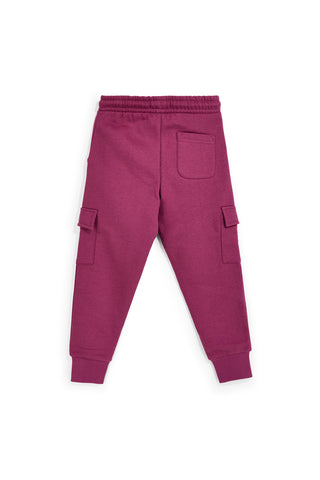 Bordeauxrote Cargohose mit Fleecefutter von Pitt Kids, Art.-Nr. PTGP2638