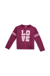 Bordeauxroter Baumwollpullover von Pitt Kids PTGT2641