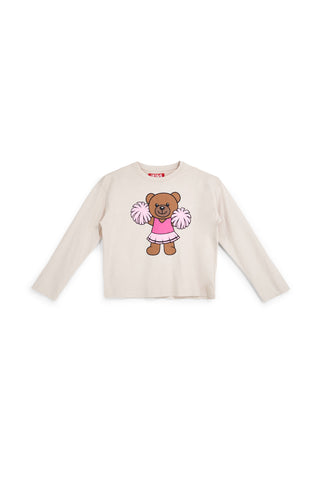 Beiges Baumwoll-Pullover von Pitt Kids PTGT2642