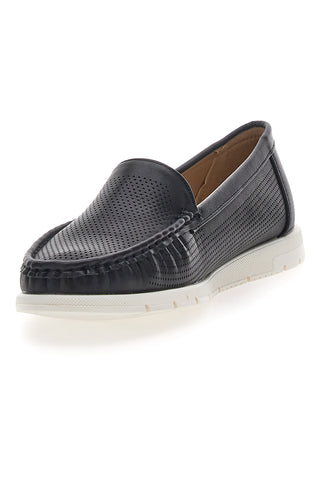 Mocassini Neri con Tomaia Liscia MIO TEMPO MINA1200