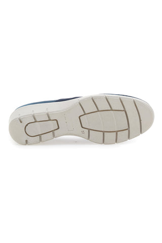 Mocassini Blu Con Platform Prima Riga 21330ANTY