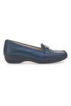 Mocassini Blu Con Accessorio Argentato Pittarello Focus 8134