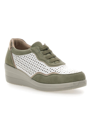 Stringate Marroni con Platform e Lacci Elastici PRIMA RIGA MDSS25T13