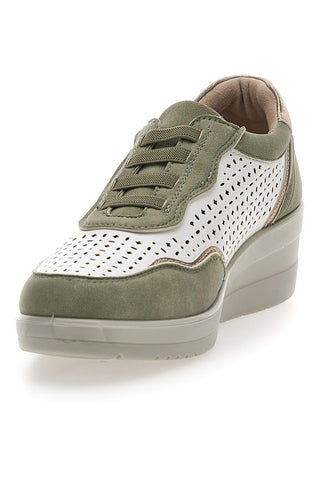 Stringate Marroni con Platform e Lacci Elastici PRIMA RIGA MDSS25T13