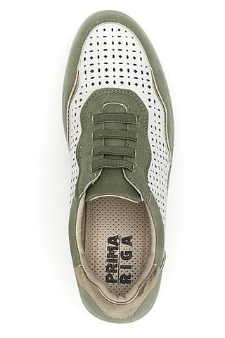 Stringate Marroni con Platform e Lacci Elastici PRIMA RIGA MDSS25T13