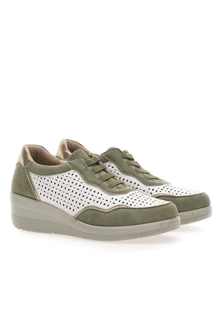 Stringate Marroni con Platform e Lacci Elastici PRIMA RIGA MDSS25T13