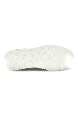 Sneakers bianche traforate in pelle con suoletta estraibile Prima riga 33314