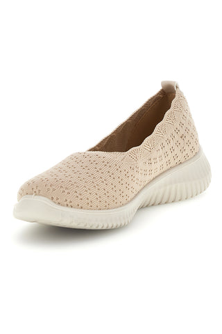 Beige perforierte leichte Ballerinas Mio tempo MINA3063