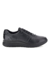 Sneaker Nera con Inserti a Texture Rettile e Chiusura con Elastici Plocadi MIN4192