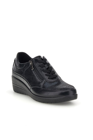 Sneakers Nero con Lacci e Zip Plocadi MINA1701