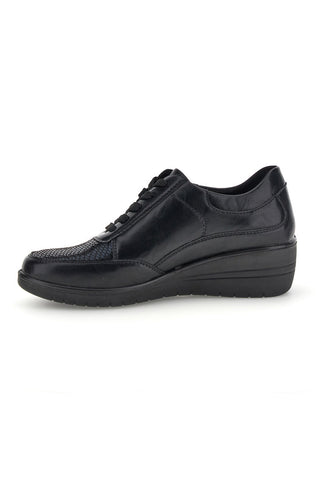 Sneakers Nero con Lacci e Zip Plocadi MINA1701
