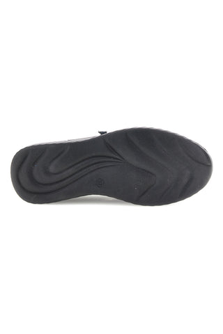 Sneaker Nera in Effetto Vernice con Lacci e Zip Laterale Plocadi MINB360