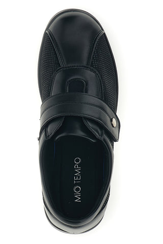 Scarpe nere con chiusura a strappo Mio tempo MD25W9F