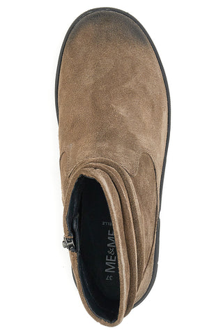 Stivaletti in Pelle Tortora Me & Me 17801