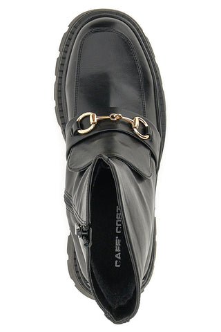 Stivaletti con Morsetto Oro Cafè Cost 451 Neri