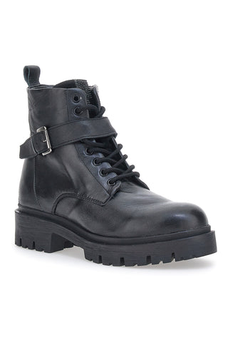 Anfibi con Fibbia Neri Prima Riga 1037