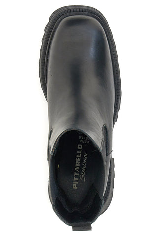 Beatles Stiefeletten Pittarello 169 Schwarzes Echtleder