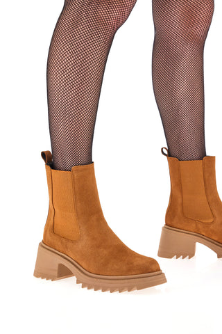 Pittarello Wildleder Chelsea Boots 169 Braun