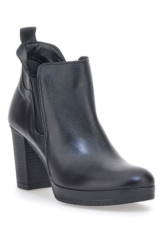 Schwarze Stiefeletten mit Absatz Pittarello Glam 302