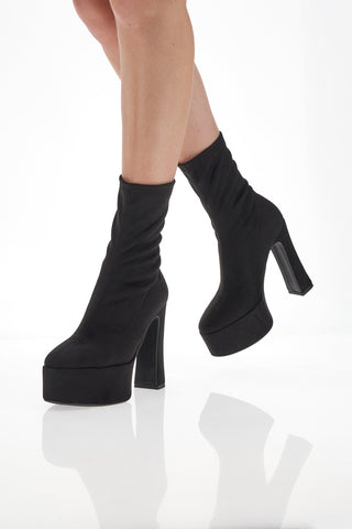 Stivaletti con Tacco Neri Pittarello Couture 281