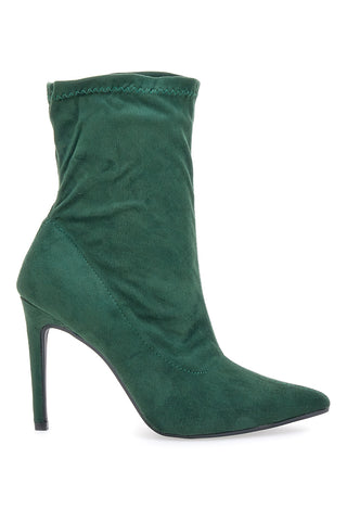 Grüne spitze Stiefeletten Pushy Wamp 22101