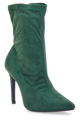 Grüne spitze Stiefeletten Pushy Wamp 22101